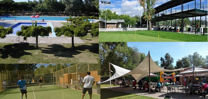Collage de imágenes de las instalaciones de ILUNION en Somontes