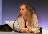 Patricia Sanz se dirige al Comité Estatal