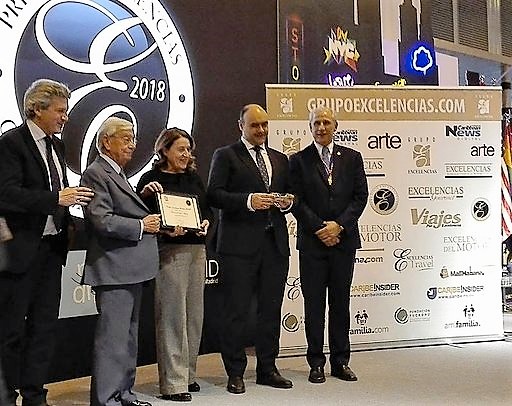 Entrega del premio a los restaurantes Esplore