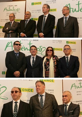Los responsables de las tres áreas ejecutivas, de arriba a abajo, Juego, Servicios Sociales y Coordinación y RRHH y Generales, respectivamente.