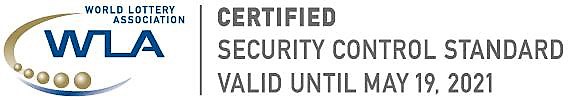 Sello de certificación de seguridad de la Asociación Mundial de Loterías