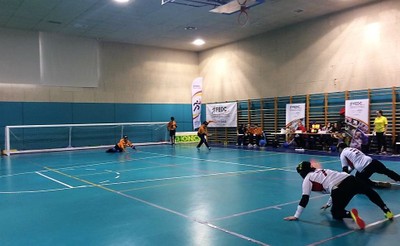 Un lance del partido entre Barcelona y Cantabria