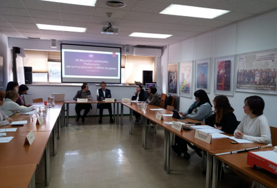 Reunión del Patronato de la FCM el pasado mes de diciembre en la sede madrileña del Instituto de la Mujer