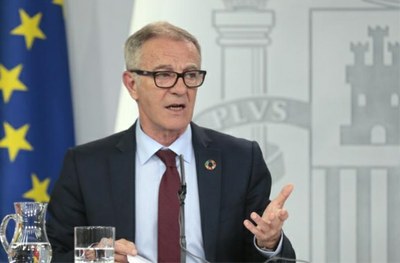 El ministro José Guiraó tras el Consejo de Ministros