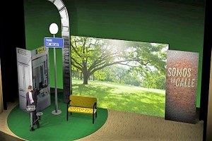 Infografía del espacio escénico previsto para el nuevo montaje de la gala de los premios