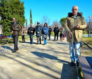 Momento de la demostración del nuevo sistema en el parque de Alcorcón