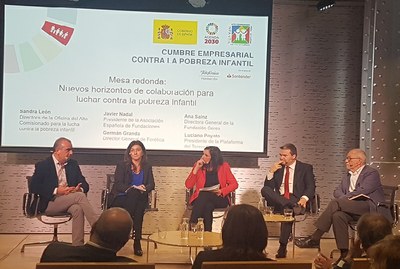 Un momento de la intervención de Poyato en la mesa redonda