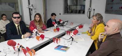 Durante el debate en la agencia Servimedia