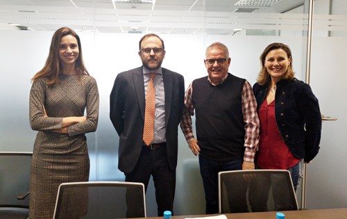 Representantes del Tercer Sector que presentaron la propuesta