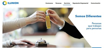 Foto promocional de Ilunion Hotels en la web del grupo empresarial