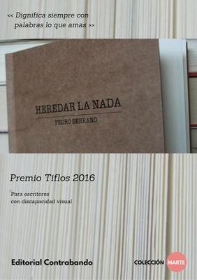 Portada del título "Heredar la nada"
