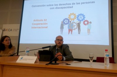 Queiruga durante su intervención en la jornada organizada por la Universidad de Cádiz