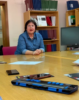 La técnico de Rehabilitación Francisca Rosa Márquez