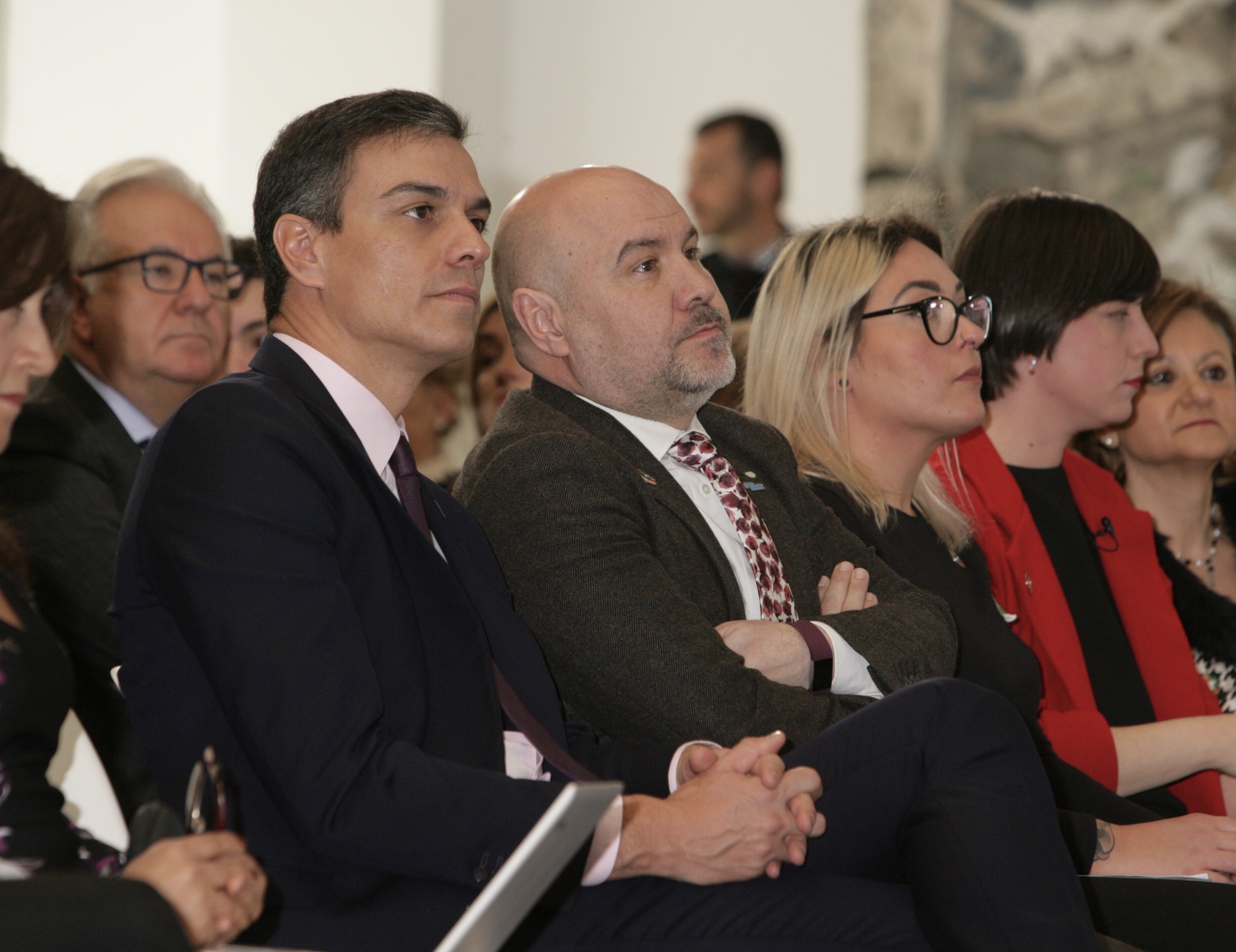 Pedro Sánchez y Luis Cayo Pérez