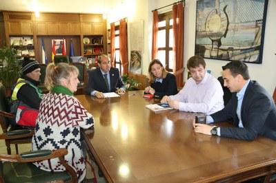 Reunión en el Ayuntamiento de Sevilla la Nueva con los técnicos de Ilunion Tecnología y Accesibilidad 