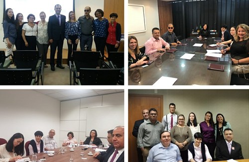 Momentos de las distintas reuniones y encuentros de FOAL en Brasil
