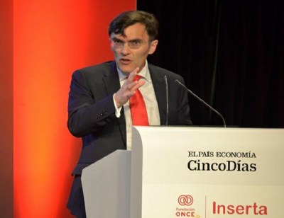 Alberto Durán durante la presentación del informe Odismet
