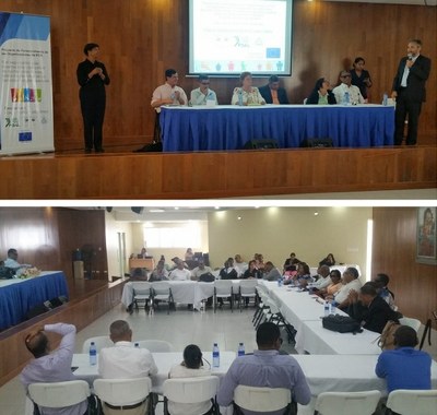 Collage de imágenes del curso celebrado en R. Dominicana