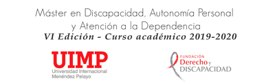 Banner anunciador del máster sobre Discapacidad