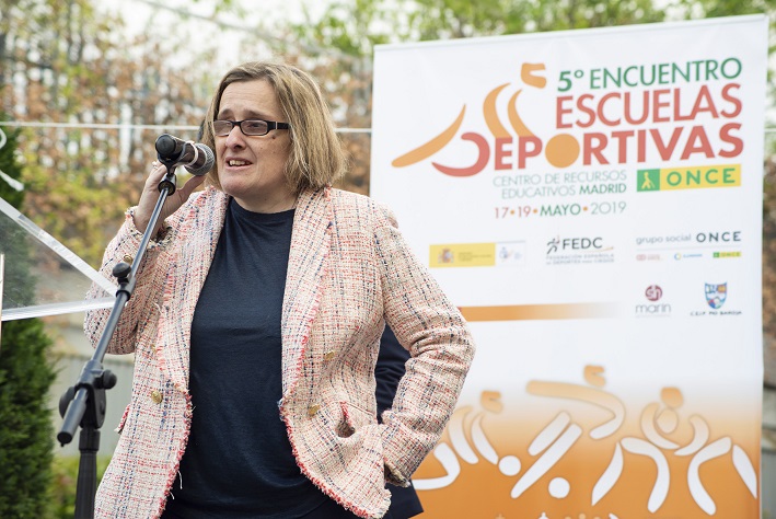 La vicepresidenta de la ONCE, Imelda Fernández, inaugura las jornadas