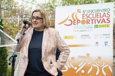 La vicepresidenta de la ONCE, Imelda Fernández, inaugura las jornadas