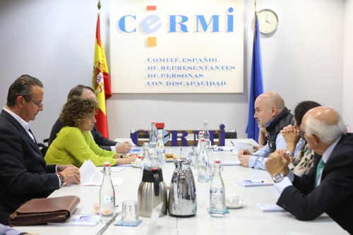 Reunión de Dolors Montserrat con el CERMI