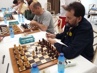 Zanoletty durante una de las partidas