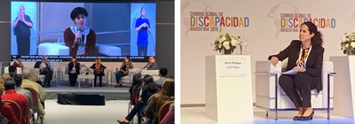 Intervenciones de Estefanía Mirpuri y Ana Peláez durante la Cumbre