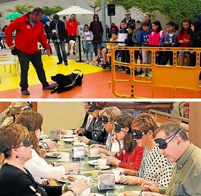 Collage de actividades del Día en Aragón
