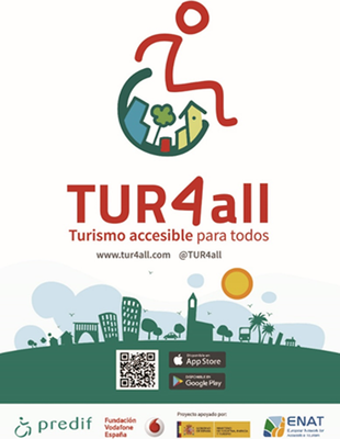 Logro gráfico del programa y app TUR4all