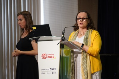 De izquierda a derecha: Pilar Villarino, Isabel Celaá, Miguel Carballeda y Valentina García