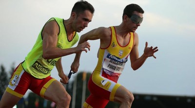 Guille Rojo y Gerard Descarrega en carrera