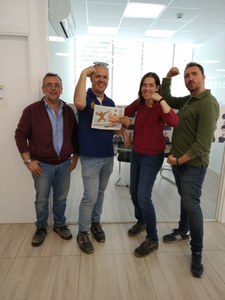 Foto de uno de los grupos participantes 
