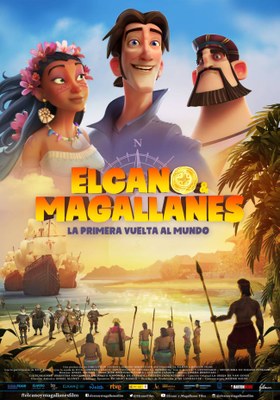 Cartel de la película "Elcano y Magallanes"