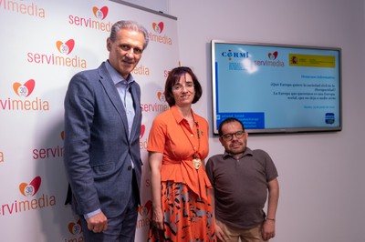 De izquierda a derecha: José Manuel González, Pilar Villarino y Jesús Martín
