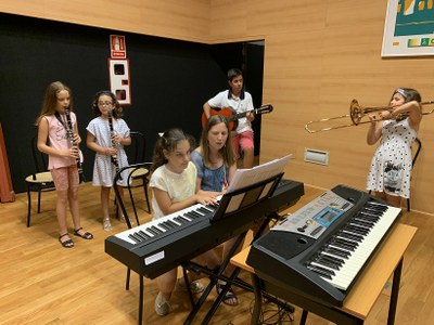 Uno de los ensayos del grupo