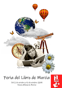 Cartel Feria del Libro de Murcia 2019