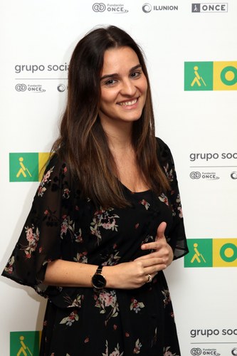 Andrea Durán Rodríguez, afiliada a la ONCE
