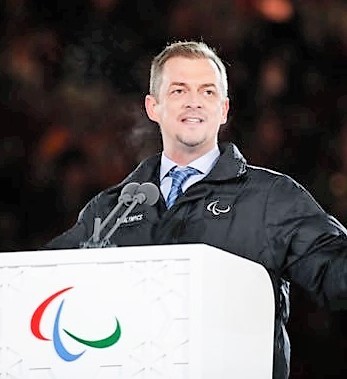 Andrew Parsons, presidente del Comité Paralímpico Internacional