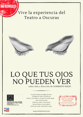 Cartel de "Lo que tus ojos no pueden ver"