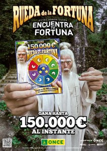 Cartel promocional del nuevo rasca 'Ruleta de la Fortuna'