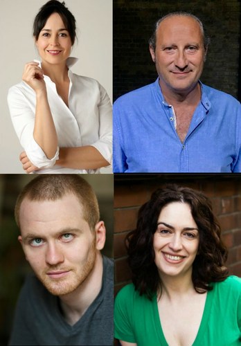 Elenco de actores: Arriba Leyre Berrocal y Josema Gómez. Abajo Sam Brewer y Lanna Joffrey