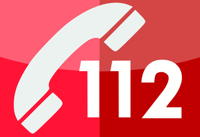 Logo app 112 con geolocalizador