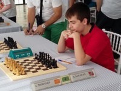 Aarón San Juan en competición