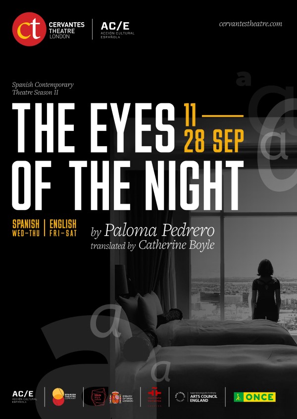 Cartel de la obra "The Eyes of  the night"