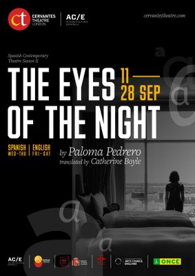 Cartel de la obra "The Eyes of  the night"