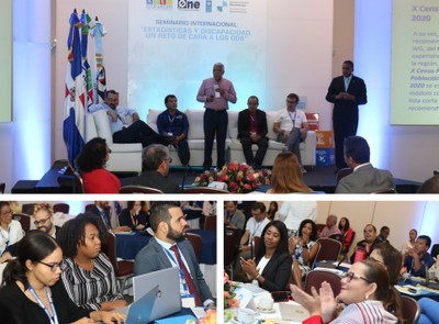 Collage con distintas imágenes del seminario, asistentes y ponentes