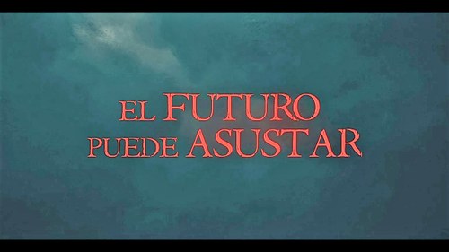Fotograma de la campaña "Un futuro de miedo"