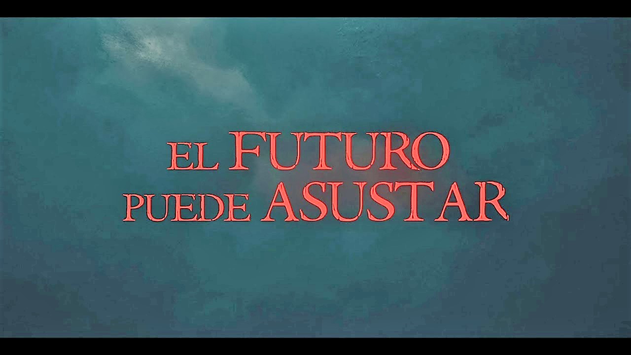 Fotograma de la campaña "Un futuro de miedo"