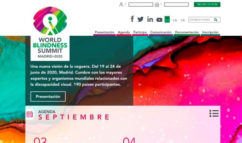 Imagen de la web del WBS Madrid 2020